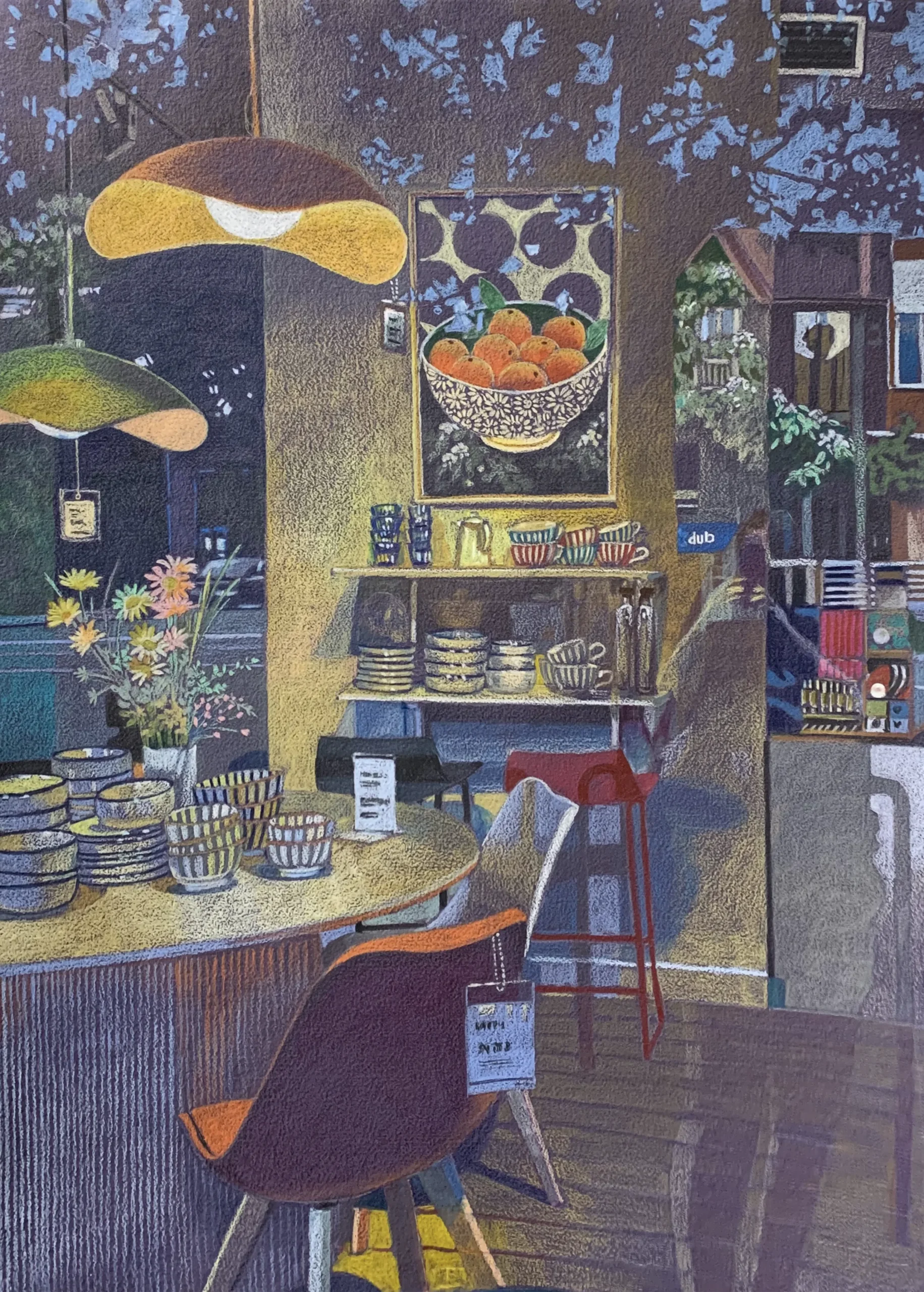 Residential Street drawing by Iryna Merkulova