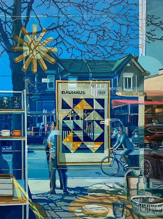 Bauhaus on Monkland - painting by Iryna Merkulova