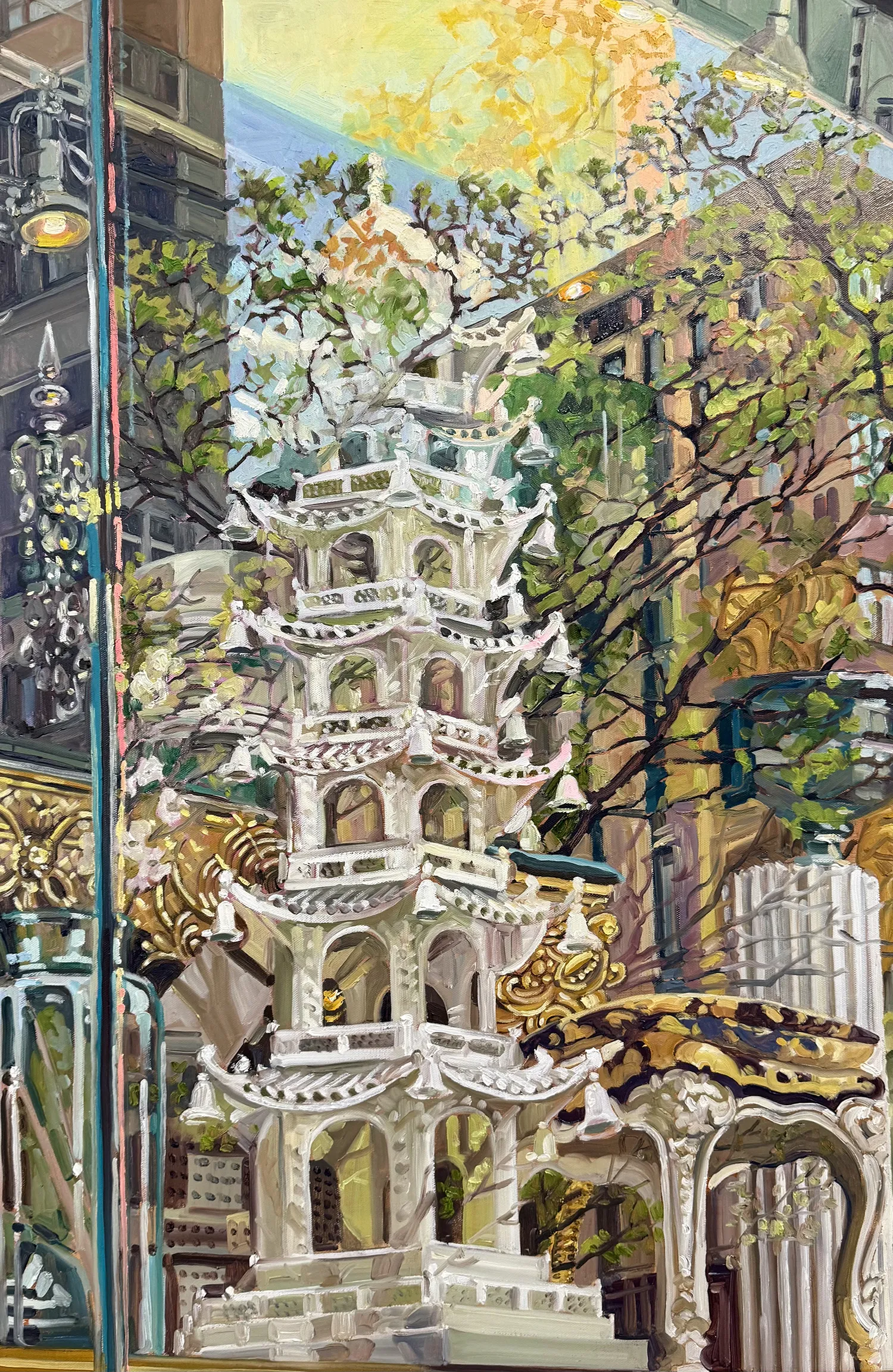 suspended Suspended - Painting bu Iryna Merkulova